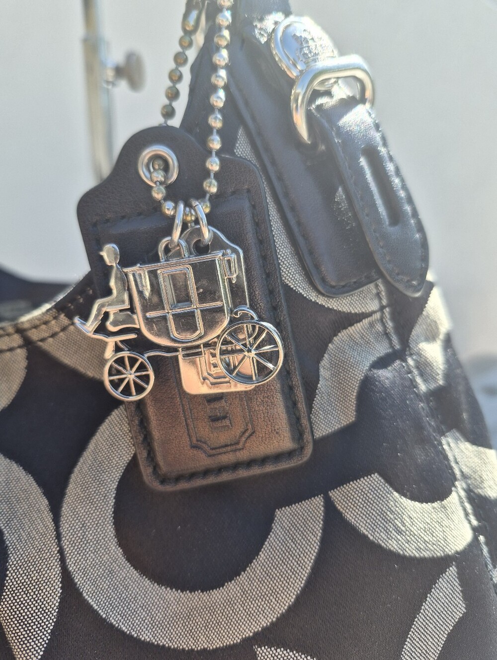 Coach Vintage Madison Op Art Maggie Shoulder Bag - Picture 5 of 16